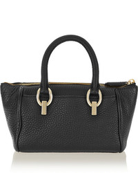 Diane von Furstenberg Sutra Mini Duffel Textured Leather Shoulder Bag