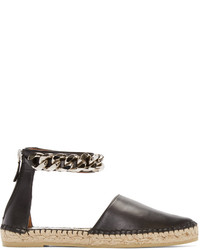 Givenchy Black Capri Chain Espadrilles