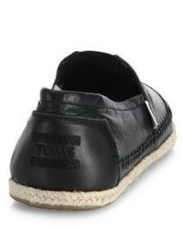 Toms Classics Leather Espadrilles