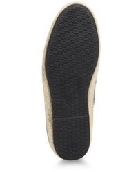 Joe's Jeans Perforated Leather Espadrille Slip Ons