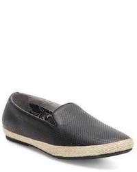Joe's Jeans Perforated Leather Espadrille Slip Ons