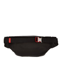 Alexander McQueen Black And Red Double Zip Bum Bag