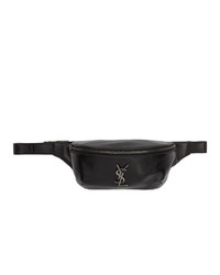 Saint Laurent Black Classic Monogram Belt Bag