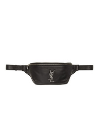 Saint Laurent Black Classic Monogramme Belt Bag