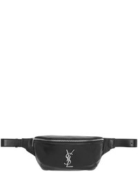 Saint Laurent Black Classic Monogramme Belt Bag