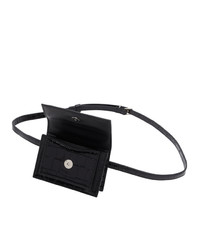 Balenciaga Black Croc Xxs Sharp Belt Bag