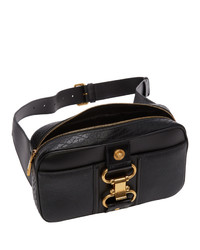Versace Black Damysus Belt Bag