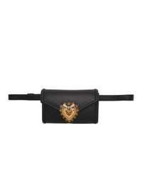 Dolce And Gabbana Black Devotion Belt Bag