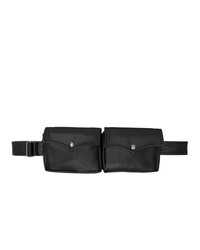 Boramy Viguier Black Faux Leather Belt Bag