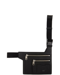 Dolce and Gabbana Black Flat Palermo Belt Bag
