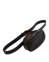 Bottega Veneta Black Intrecciato Belt Bag