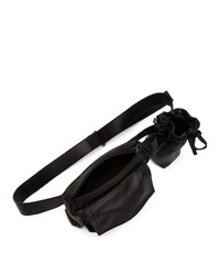 Ann Demeulemeester Black Leather Belt Bag