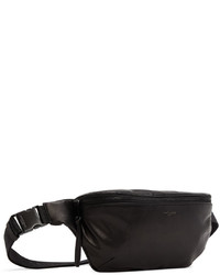 Saint Laurent Black Leather Belt Bag