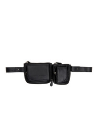 Feng Chen Wang Black Leather Belt Bag