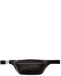 Saint Laurent Black Leather Classic Belt Bag