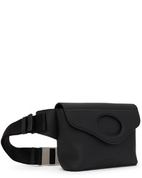 Burberry Black Leather Pocket Bum Bag