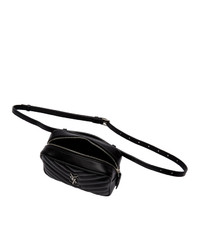Saint Laurent Black Lou Belt Bag