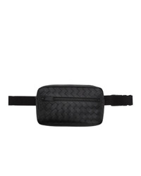 Bottega Veneta Black Medium Intrecciato Belt Bag