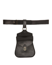 Cherevichkiotvichki Black Mini Belt Bag