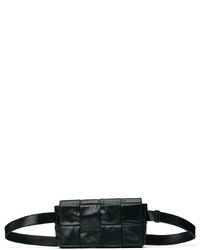 Bottega Veneta Black Mini Cassette Belt Bag