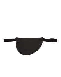 Alexander McQueen Black Mini Perforated Harness Bumbag