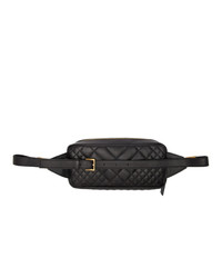 Versace Black Quilted Medusa Tribute Belt Bag