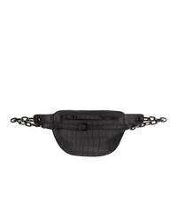 Versace Jeans Couture Black Snake Bum Bag