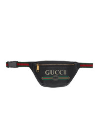 Gucci Black Vintage Logo Belt Bag