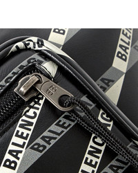 Balenciaga Explorer Logo Print Leather Belt Bag