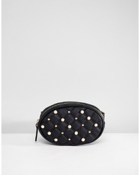 Oh My Gosh Accessories Faux Pearl Studded Detail Bum Bag