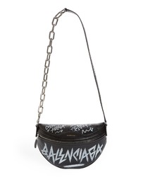 Balenciaga Graffiti Souvenir Leather Belt Bag