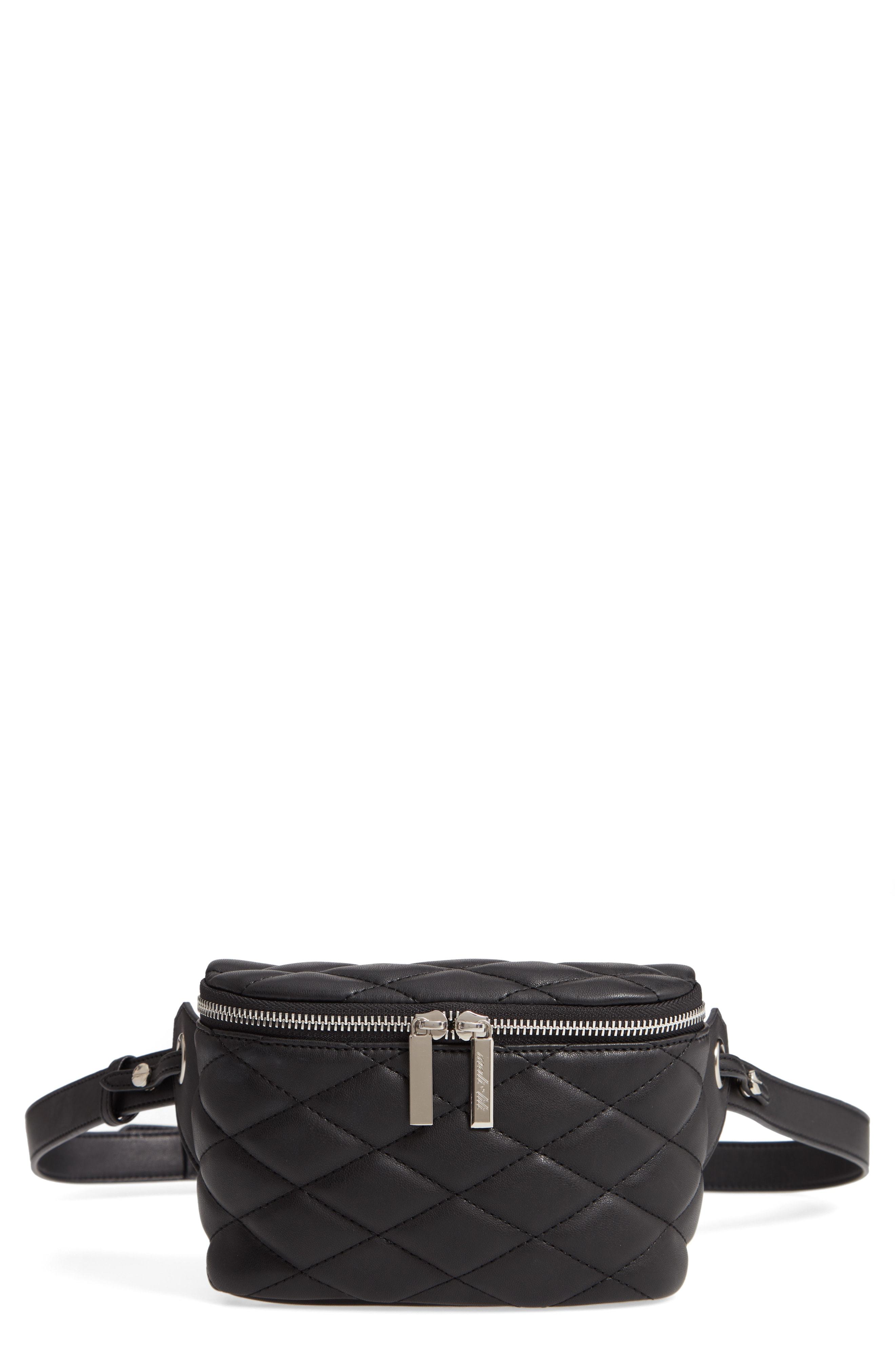 MALI AND LILI Mali Lili Faye Vegan Leather Quilted Belt Bag, $56 ...