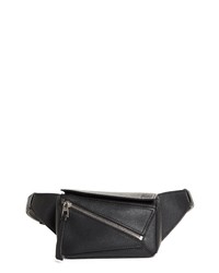 Loewe Mini Puzzle Leather Belt Bag In Black At Nordstrom