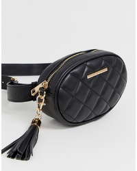 Aldo Quilted Cross Body Bag With Chain Tassel