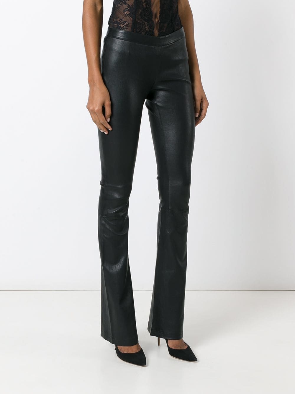 PIERRE BALMAIN Flared Trousers, $2,014 | farfetch.com | Lookastic