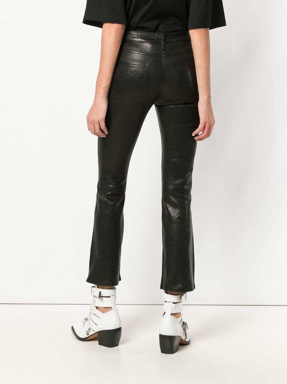 Frame Denim Kick Flare Trousers, $483 | farfetch.com | Lookastic