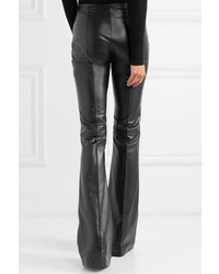 Michael Kors Collection Leather Flared Pants