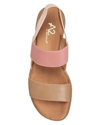 A2 By Rosoles A2 By Rosoles Savant Double Strap Flat Sandals