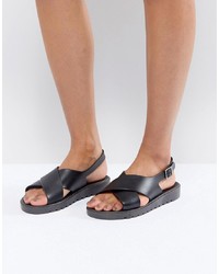 ASOS DESIGN Asos Frequent Jelly Flat Sandals