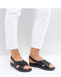 ASOS DESIGN Asos Frequent Wide Fit Jelly Flat Sandals