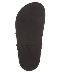 Simone Rocha Beaded Leather Slide Sandal