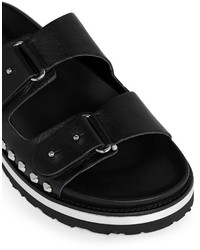 Fabio Rusconi Beta Stud Leather Slide Sandals