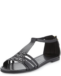 Cole Haan Cady Strappy Flat Sandal Black