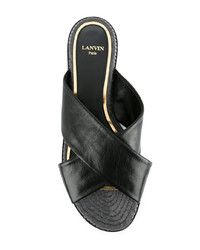 Lanvin Crossover Strap Sandals