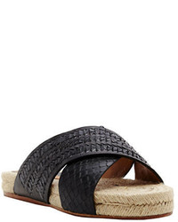Dolce Vita Genivee Woven Leather Slide Sandals