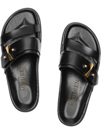Alexander McQueen Leather Slides