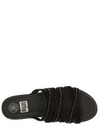 FitFlop Lumy Leather Slide W Studs Shoes