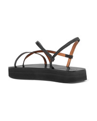 Atp Atelier Maremma Leather Platform Sandals