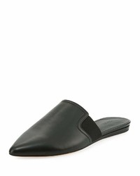 Vince Nadette Pointed Toe Flat Slide Black