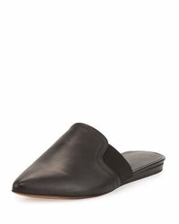 Vince Nadette Pointed Toe Flat Slide Black